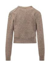 Seventy 19.70 Camel Cardigan with Jewel Embellishments - COLLEZIONE TEAM EC | $store$