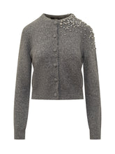Seventy 19.70 Grey Cardigan with Jewel Embellishments - COLLEZIONE TEAM EC | $store$