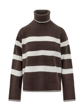 Seventy 19.70 Brown and Cream Striped Sweater - COLLEZIONE TEAM EC | $store$