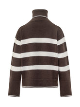 Seventy 19.70 Brown and Cream Striped Sweater - COLLEZIONE TEAM EC | $store$