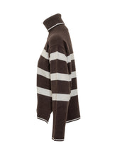 Seventy 19.70 Brown and Cream Striped Sweater - COLLEZIONE TEAM EC | $store$