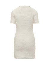 Self-Portrait Abito Corto in Boucl\u00E9 Avorio - Abbigliamento Donna | $store$