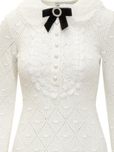 Self-Portrait Abito Corto in Pizzo Bianco - Abbigliamento Donna | $store$