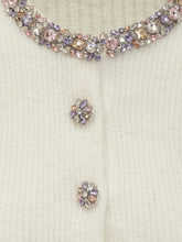 Self-Portrait Cardigan Crop Avorio - Abbigliamento Donna | $store$