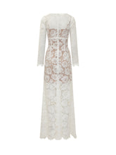 Self-Portrait Abito Lungo in Pizzo - Abbigliamento Donna | $store$