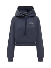 Felpa con cappuccio Marni in cotone blu - Abbigliamento Donna | $store$