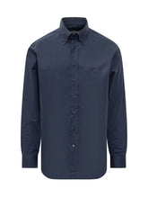 Etro Camicia Blu in Cotone Uomo - Abbigliamento Uomo | $store$