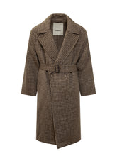 A Paper Kid Cappotto In Lana Principe Di Galles - A Paper Kid | $store$