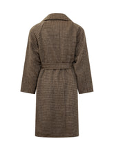 A Paper Kid Cappotto In Lana Principe Di Galles - A Paper Kid | $store$