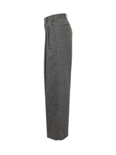 Pantaloni Grigi A Paper Kid a Gamba Larga - A Paper Kid | $store$