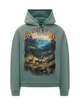 Dsquared2 Green Hoodie with Heritage Print - COLLEZIONE TEAM EC | $store$