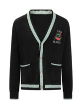 Casablanca men's cardigan in black wool - Casablanca | $store$