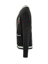 Casablanca men's cardigan in black wool - Casablanca | $store$