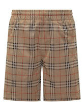 Burberry Shorts a Quadri Beige Uomo - Abbigliamento Uomo | $store$