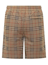 Burberry Shorts a Quadri Beige Uomo - Abbigliamento Uomo | $store$
