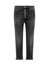 Dondup Black Washed Boyfriend Jeans - COLLEZIONE TEAM EC | $store$