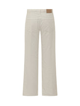 Pantaloni Dondup in Velluto Beige a Gamba Dritta - Abbigliamento Donna | $store$