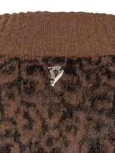 Dondup Brown Abstract Jacquard Wool-Blend Sweater - COLLEZIONE TEAM EC | $store$