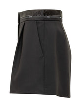 MSGM Shorts Neri con Dettaglio in Vita - Abbigliamento Donna | $store$