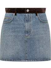 Marni Denim Skirt with Contrast Details - COLLEZIONE TEAM EC | $store$