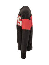 GCDS Black Sweater with Red Band and Logo - COLLEZIONE TEAM EC | $store$