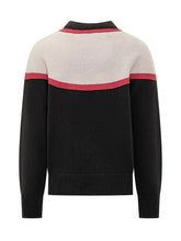 Maglione Nero con Logo a Contrasto GCDS - Abbigliamento Uomo | $store$