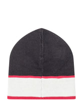 GCDS Logo Knit Wool Beanie in Black - COLLEZIONE TEAM EC | $store$