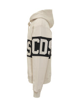 GCDS Beige Hoodie with Black Logo - COLLEZIONE TEAM EC | $store$