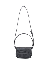 Diesel Black Shoulder Bag with Logo and Glitter Finish - COLLEZIONE TEAM EC | $store$