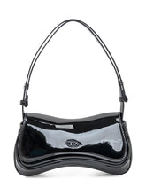 Diesel Black Patent Shoulder Bag - COLLEZIONE TEAM EC | $store$
