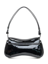 Diesel Black Patent Shoulder Bag - COLLEZIONE TEAM EC | $store$