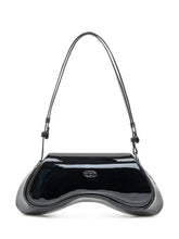 Diesel Black Patent Shoulder Bag - COLLEZIONE TEAM EC | $store$