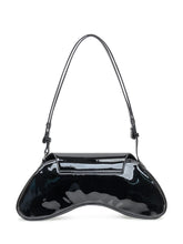Diesel Black Patent Shoulder Bag - COLLEZIONE TEAM EC | $store$