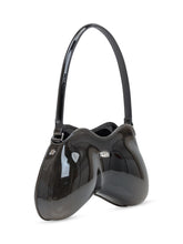 Diesel Double-D Black Patent Shoulder Bag - COLLEZIONE TEAM EC | $store$