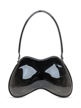 Diesel Double-D Black Patent Shoulder Bag - COLLEZIONE TEAM EC | $store$