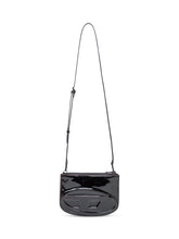 Diesel 1DR Twin Black Patent Shoulder Bag - COLLEZIONE TEAM EC | $store$