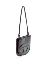 Diesel 1DR Twin Black Patent Shoulder Bag - COLLEZIONE TEAM EC | $store$