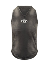 Diesel Black Vintage-Effect Denim Top - COLLEZIONE TEAM EC | $store$