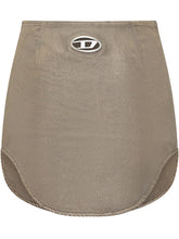 Diesel beige satin mini skirt - COLLEZIONE TEAM EC | $store$