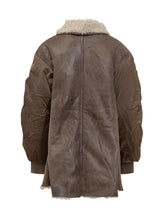 Evina Giacca Oversize in Shearling e Nylon - Abbigliamento Donna | $store$