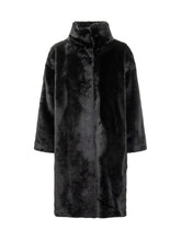 Herno Cappotto in Pelliccia Ecologica Nero - Abbigliamento Donna | $store$