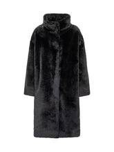 Herno Cappotto in Pelliccia Ecologica Nero - Abbigliamento Donna | $store$