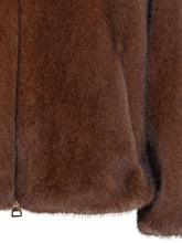 Herno Giacca in Pelliccia Sintetica con Cappuccio Marrone - Abbigliamento Donna | $store$