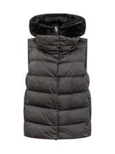 Herno Padded Vest with Faux Fur Hood - COLLEZIONE TEAM EC | $store$