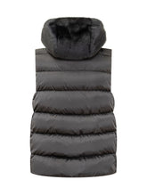Herno Padded Vest with Faux Fur Hood - COLLEZIONE TEAM EC | $store$