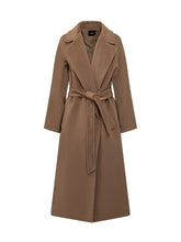 Weekend Max Mara Camel Wool Coat with Belt - COLLEZIONE TEAM EC | $store$