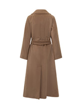 Weekend Max Mara Camel Wool Coat with Belt - COLLEZIONE TEAM EC | $store$