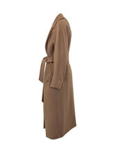 Weekend Max Mara Camel Wool Coat with Belt - COLLEZIONE TEAM EC | $store$