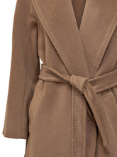 Weekend Max Mara Camel Wool Coat with Belt - COLLEZIONE TEAM EC | $store$