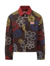 Kenzo Giacca in Cotone con Stampa Floreale Multicolore - Abbigliamento Uomo | $store$